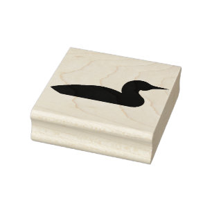 Loon Lake Life Briefmarke Gummistempel