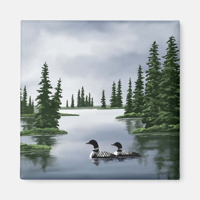 Loon Magnete Magnet (Vorne)