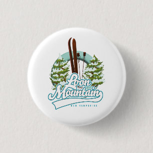 Loon Mountain - New Hampshire - Logo Button