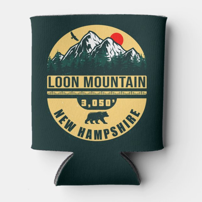 Loon Mountain New Hampshire - Retro Vintager 60er Dosenkühler (Vorderseite)