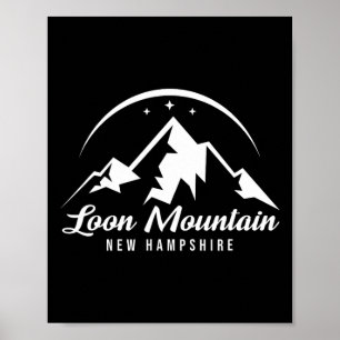 Loon Mountain New Hampshire Skigebiet Skifahren Sc Poster