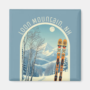 Loon Mountain New Hampshire Urlaub Souvenir Magnet