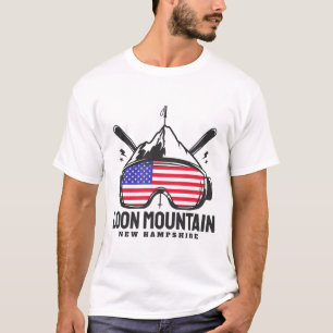 Loon Mountain New Hampshire Usa Skigebiet Retro Sk T-Shirt