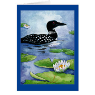 Loon, Nordwild lebende tiere, Vogel, Hütte, See,