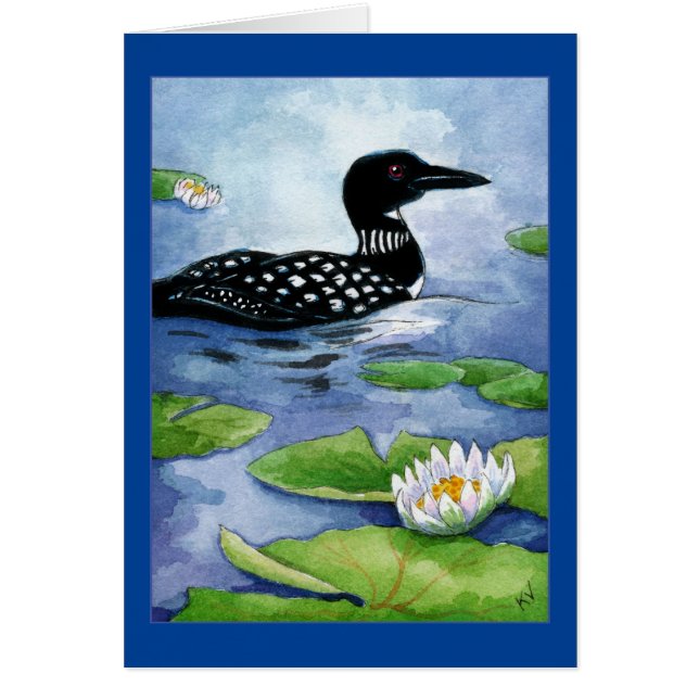 Loon, Nordwild lebende tiere, Vogel, Hütte, See, (Vorne)