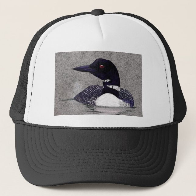 Loon Painting Truckerkappe (Vorderseite)