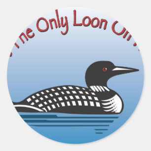 Loon Products Runder Aufkleber