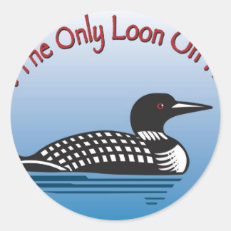 Loon Products Runder Aufkleber