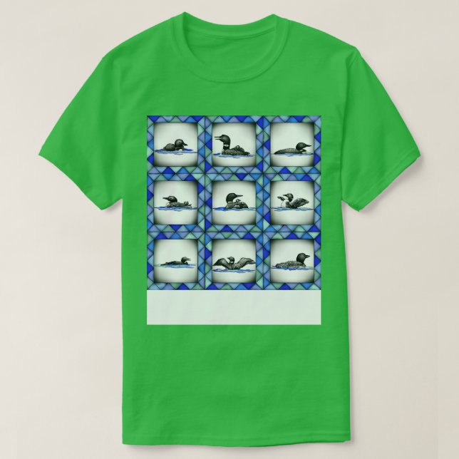 Loon quilt T-Shirt (Design vorne)