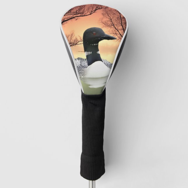 Loon Reflections Golf Headcover (Vorderseite)