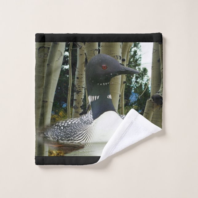 Loon Reflections Waschlappen (Waschlappen)