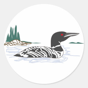 Loon Runder Aufkleber