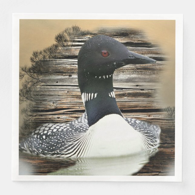 Loon Serviette (Vorderseite)