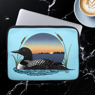 Loon Sunset Blue Laptopschutzhülle