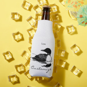 Loon Swimming Bird Art Thunder_Cove Flaschenkühler
