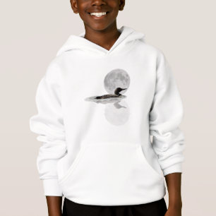 Loon Swims im Mondlicht Kinderjunge T - Shirt