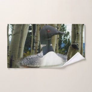 Loon Wilderness Badhandtuch Set