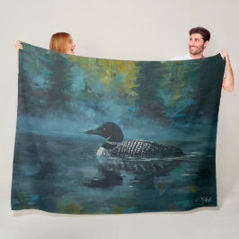 Loonell - Loon Ente Fleecedecke
