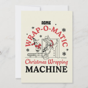 LOONEY TUNES™   ACME Wrap-O-Matic Verpackungsmasch Mitteilungskarte