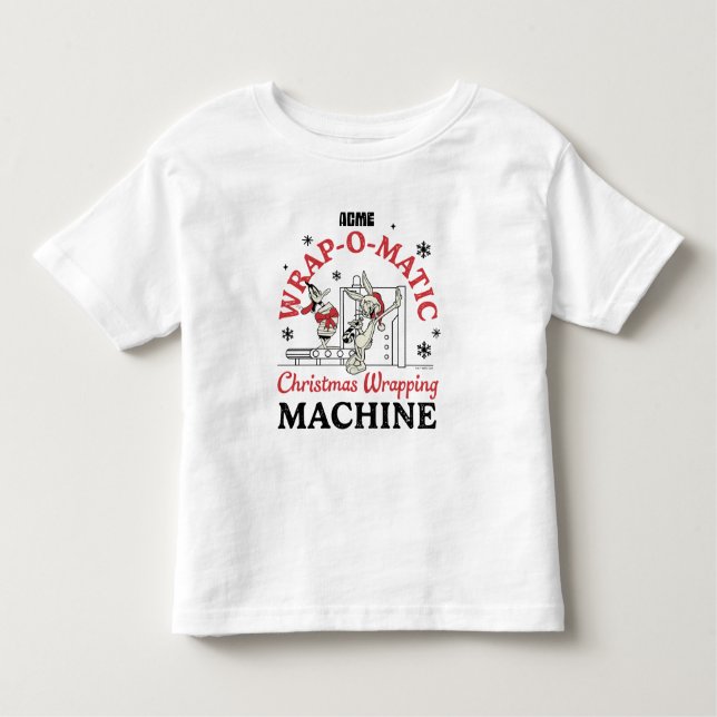 LOONEY TUNES™ | ACME Wrap-O-Matic Wrapping Machine Kleinkind T-shirt (Vorderseite)