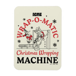 LOONEY TUNES™   ACME Wrap-O-Matic Wrapping Machine Magnet