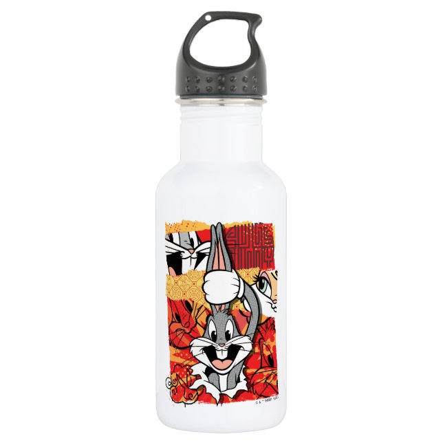 LOONEY TUNES™ | BUGS BUNNY™ Pop-up Graphic Edelstahlflasche (Vorderseite)