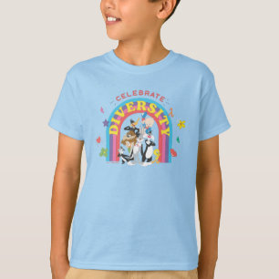LOONEY TUNES™ - Celebrate Diversity Stolz Regenbog T-Shirt