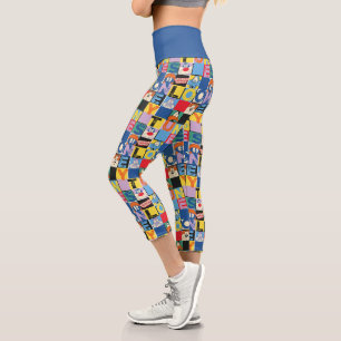LOONEY TUNES™ Character Checker Blocks Capri Leggings