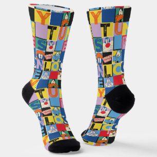 LOONEY TUNES™ Character Checker Blocks Socken