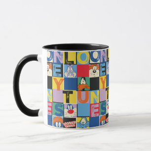 LOONEY TUNES™ Character Checker Blocks Tasse