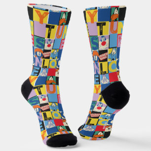 LOONEY TUNES™ Character Schachbrett Blocks Socken