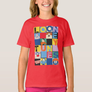 LOONEY TUNES™ Character Schachbrett Blocks T-Shirt