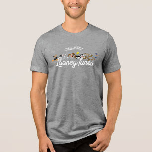 LOONEY TUNES™-Charaktere laufen Tri-Blend Shirt