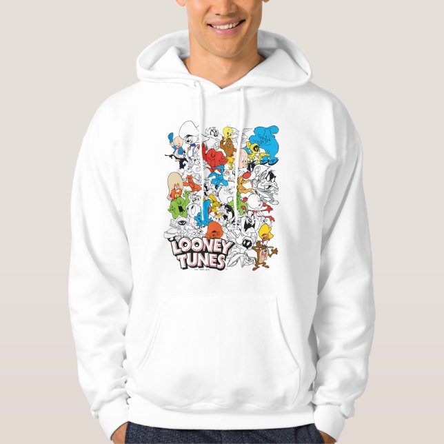 LOONEY TUNES™ Color Pop Muster Hoodie (Vorderseite)