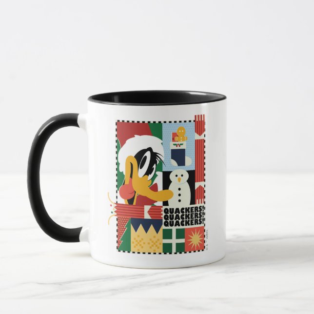 LOONEY TUNES™ DAFFY DUCK™ Holiday Quacker Tasse (Links)