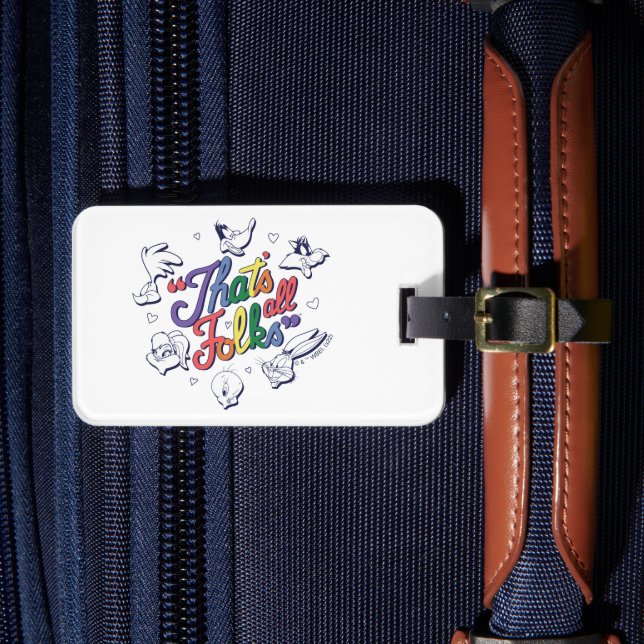 LOONEY TUNES™ - Das sind alle Leute! Stolzes Abzei Gepäckanhänger (Vorderseite Insitu 4)
