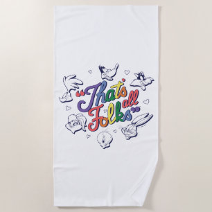 LOONEY TUNES™ - Das sind alle Leute! Stolzes Abzei Strandtuch