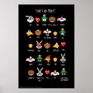 LOONEY TUNES™ Emoji Chart Poster
