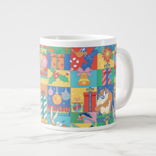 LOONEY TUNES™   Frohe Feiertage Weihnachtsmuster Jumbo-Tasse