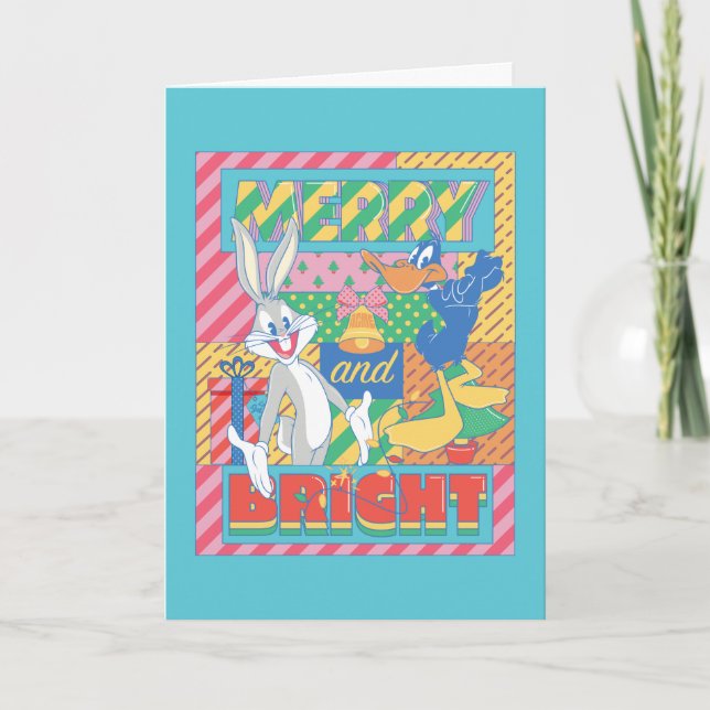 LOONEY TUNES™ | Frohe und helle Weihnachten Karte (Vorderseite)