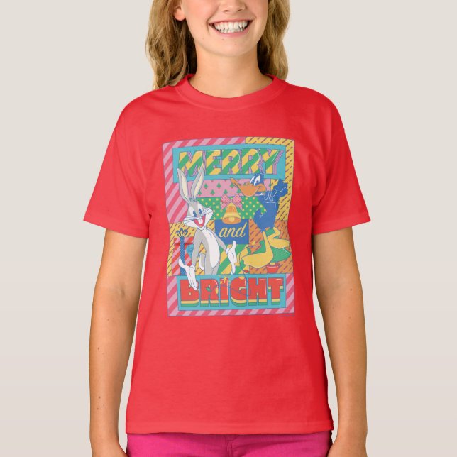 LOONEY TUNES™ | Frohe und helle Weihnachten T-Shirt (Vorderseite)