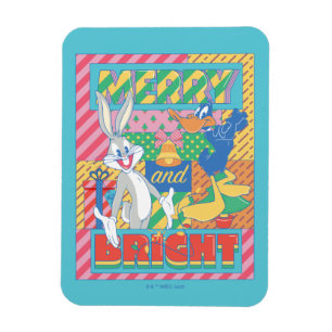 LOONEY TUNES™   Fröhliche und strahlende Weihnacht Magnet