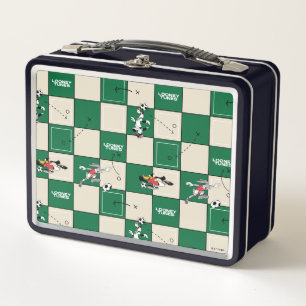 LOONEY TUNES™ Fußballrastermuster Metall Brotdose