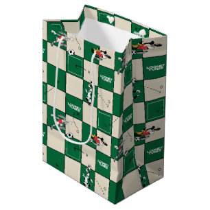 LOONEY TUNES™ Fußballrastermuster Mittlere Geschenktüte