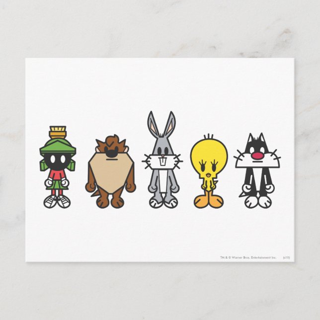 LOONEY TUNES™ Group Foto Op Postkarte (Vorderseite)