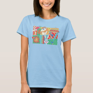 LOONEY TUNES™ Happy Holidays Pattern T-Shirt