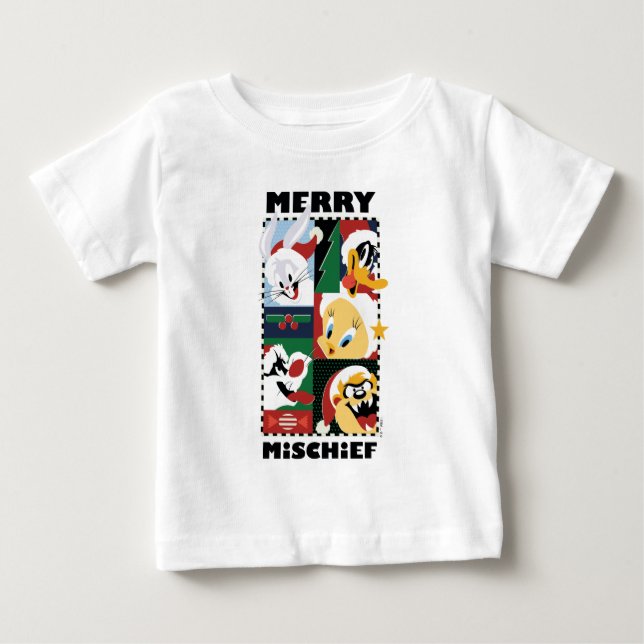 LOONEY TUNES™ Holiday Merry Mischief Baby T-shirt (Vorderseite)