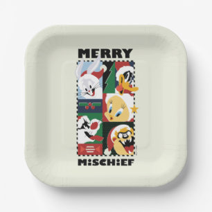LOONEY TUNES™ Holiday Merry Mischief Pappteller