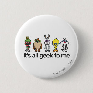 LOONEY TUNES™ Nerds - alles in Ordnung für mich Button