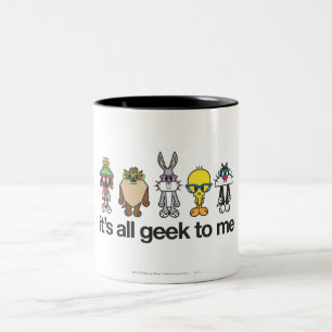 LOONEY TUNES™ Nerds - alles in Ordnung für mich Zweifarbige Tasse